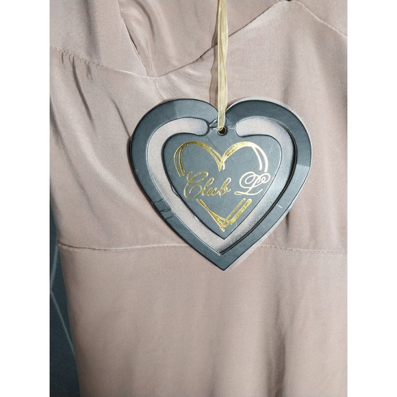 Womens Club L London Dress Size 10 Brown Smart/Evening Sheath Dress - Picture 4 of 7